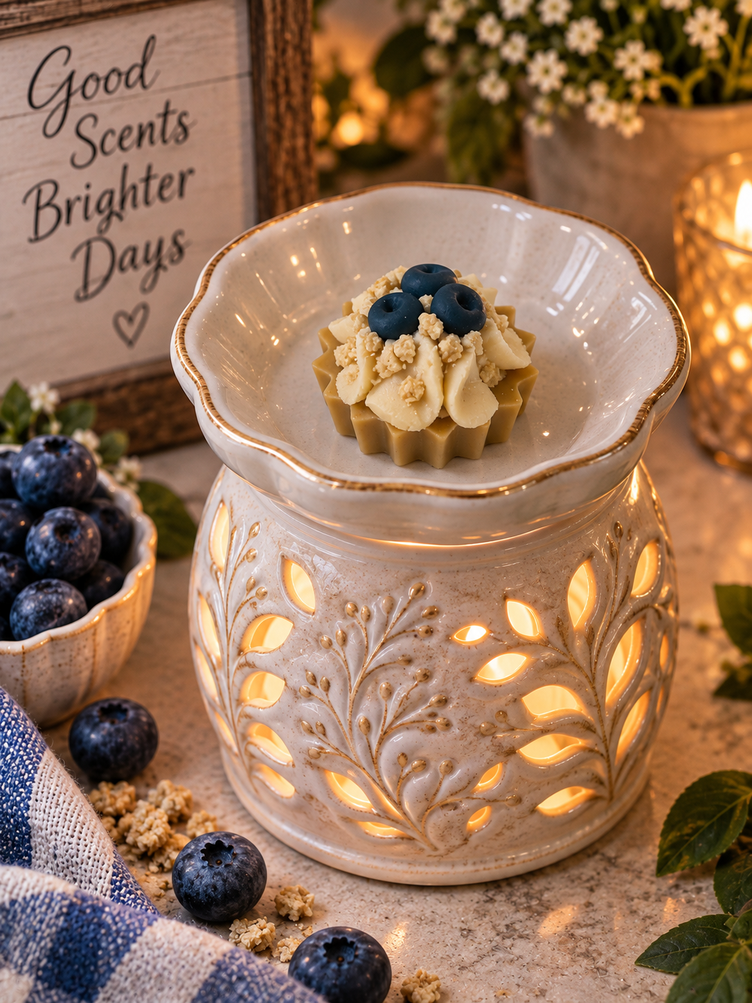 Blueberry Cobbler Soy-Blend Wax Tarts