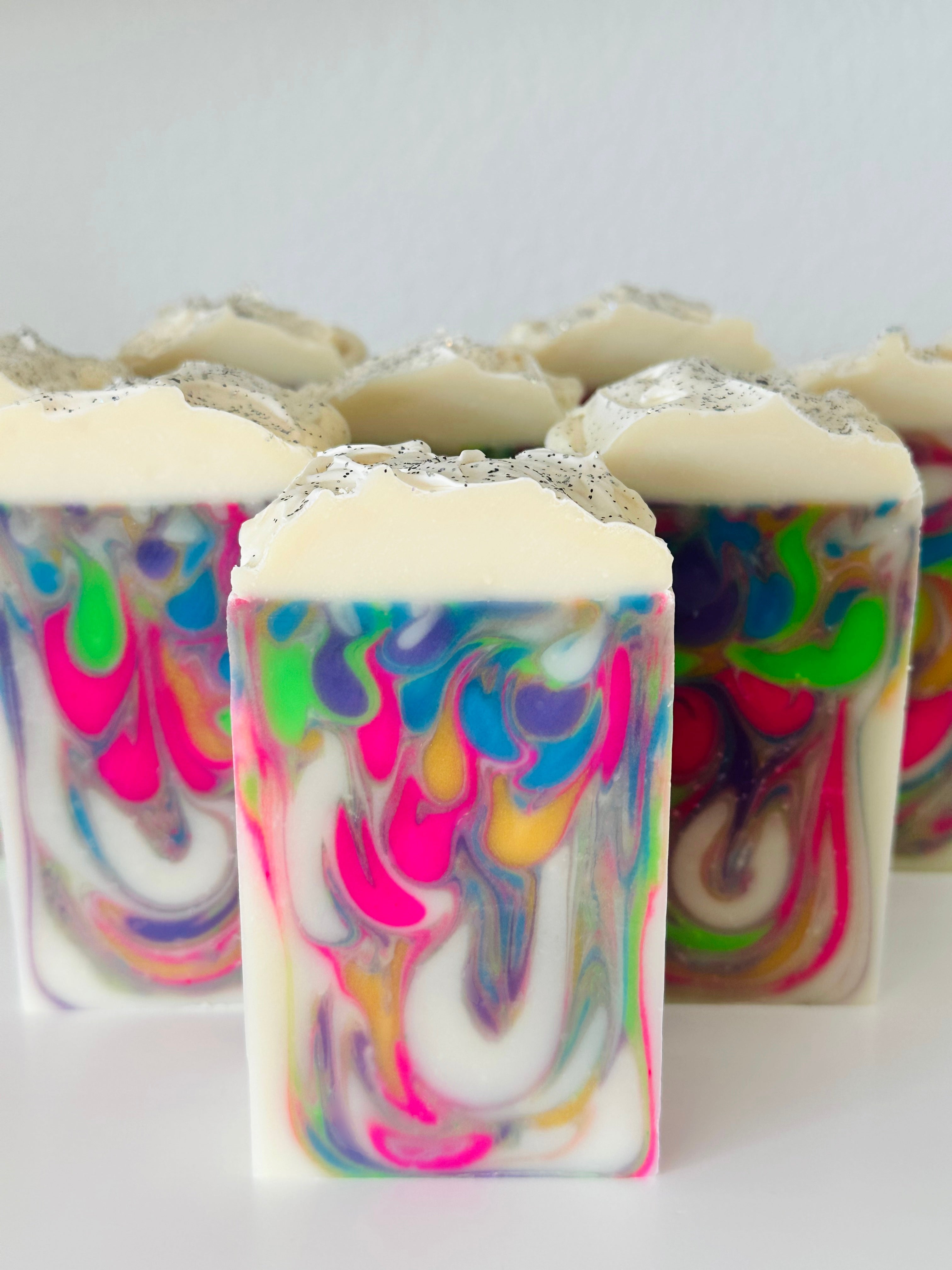 Over The Rainbow (Rainbow Sherbet) Handmade Soap
