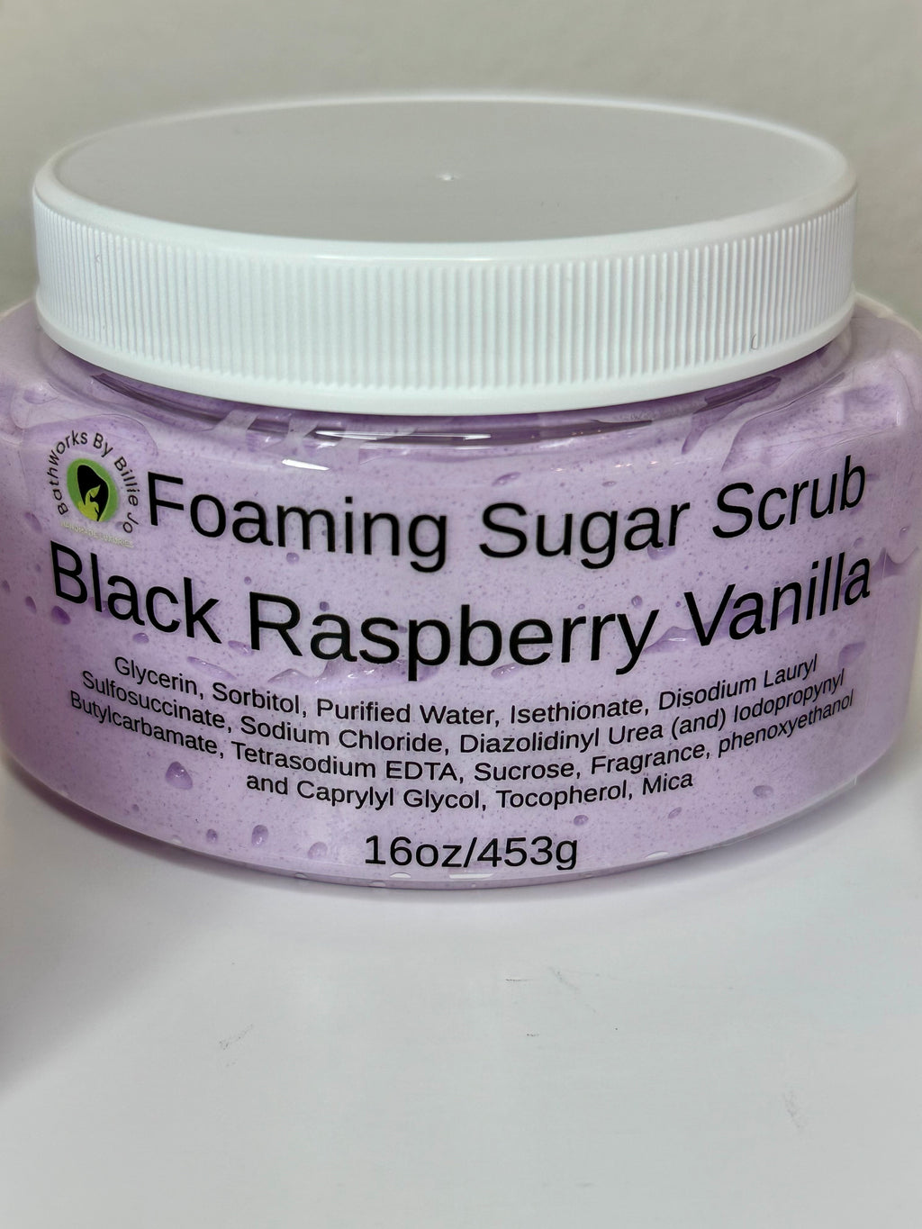 Black Raspberry Vanilla – Foaming Sugar Scrub (16oz)