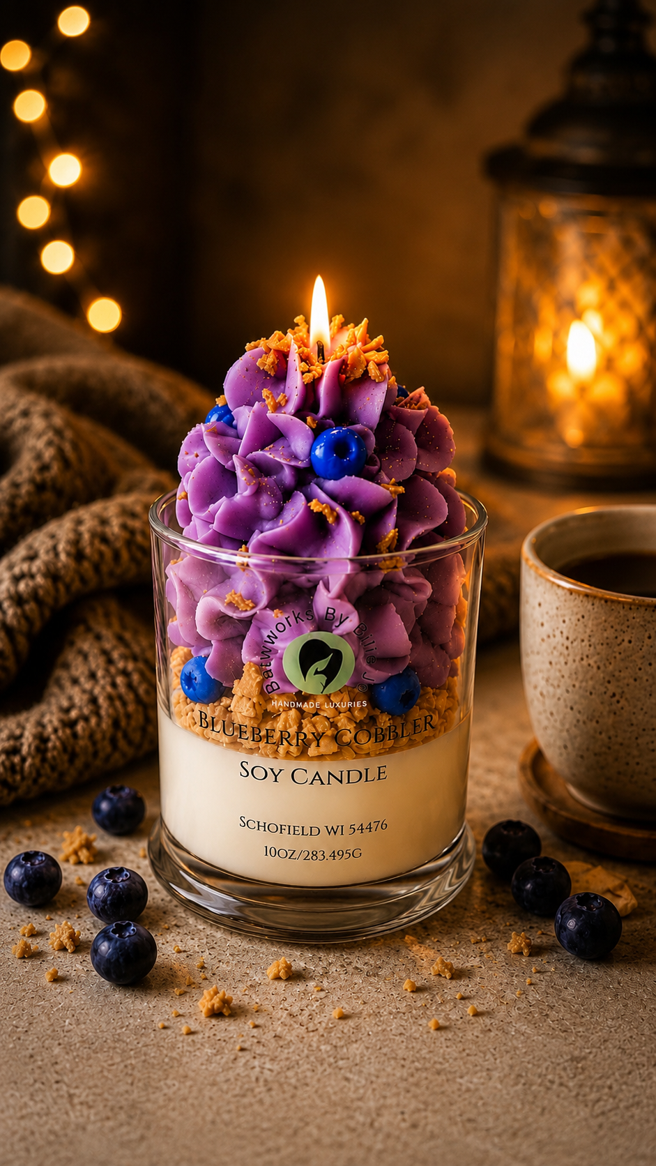 Blueberry Cobbler Soy Candle
