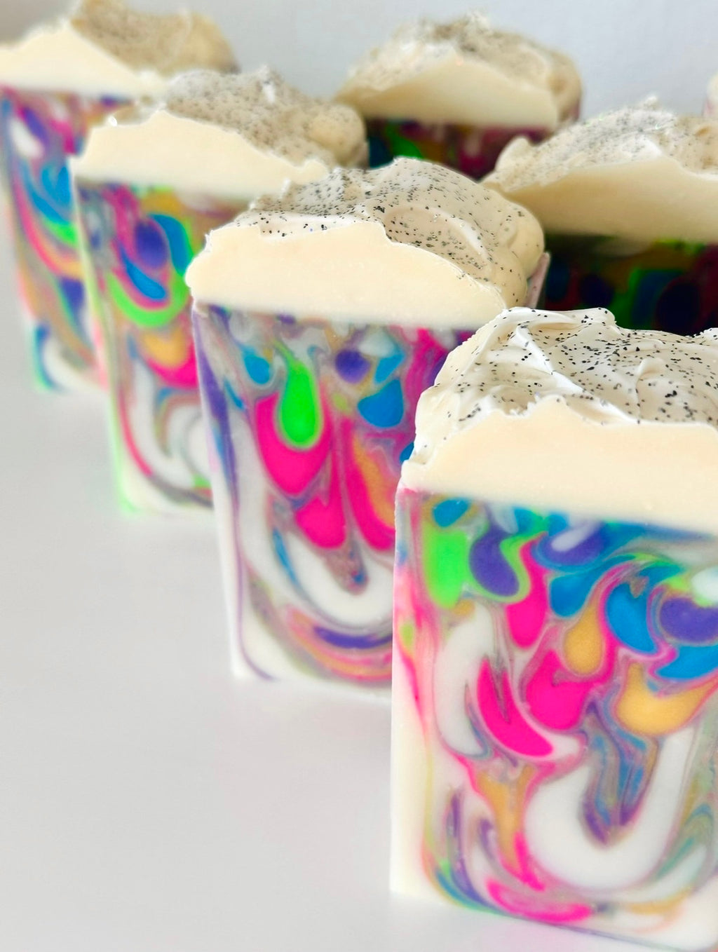Over The Rainbow (Rainbow Sherbet) Handmade Soap
