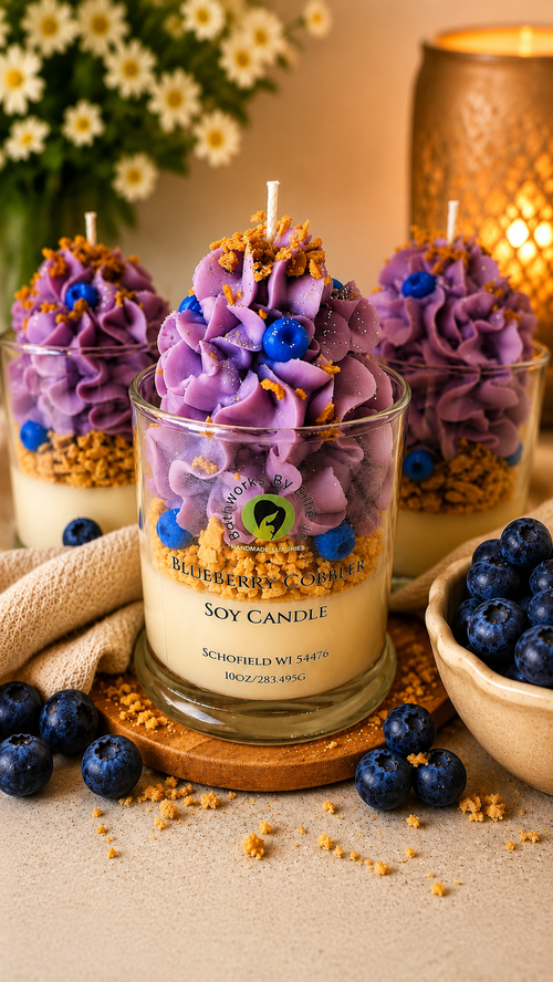 Blueberry Cobbler Soy Candle