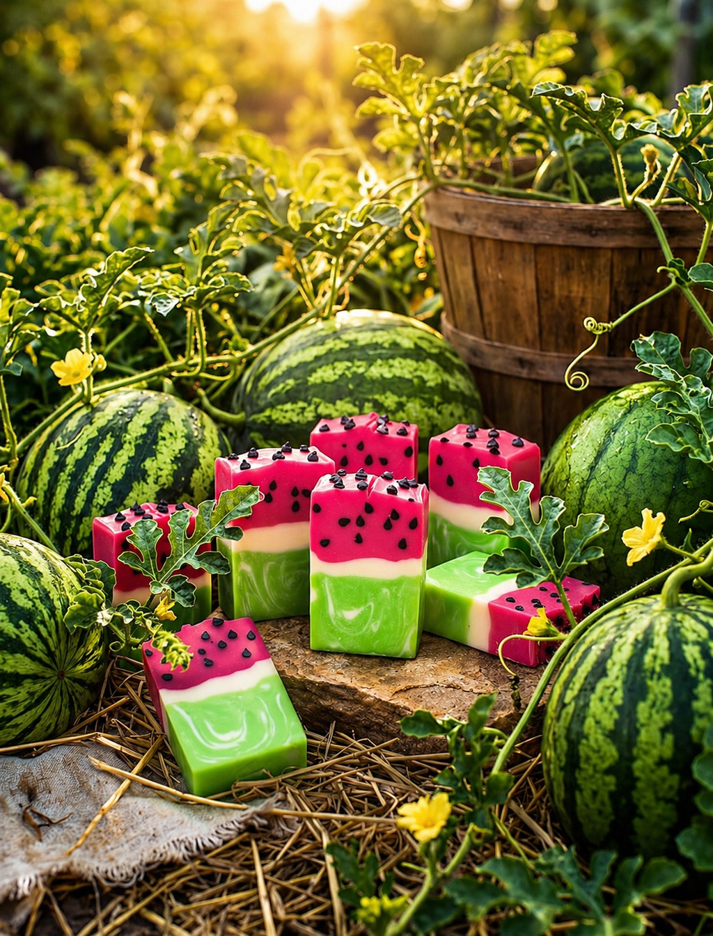 Sour Watermelon Candy Handmade Soap