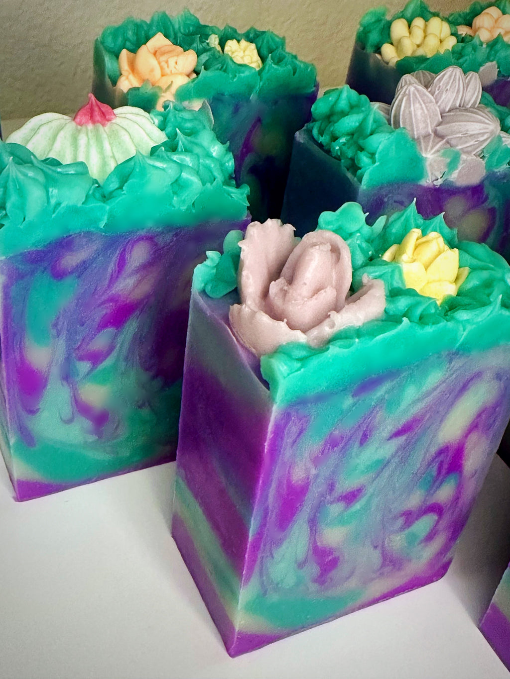 Green Clover & Aloe~Cold Process Handmade Soap