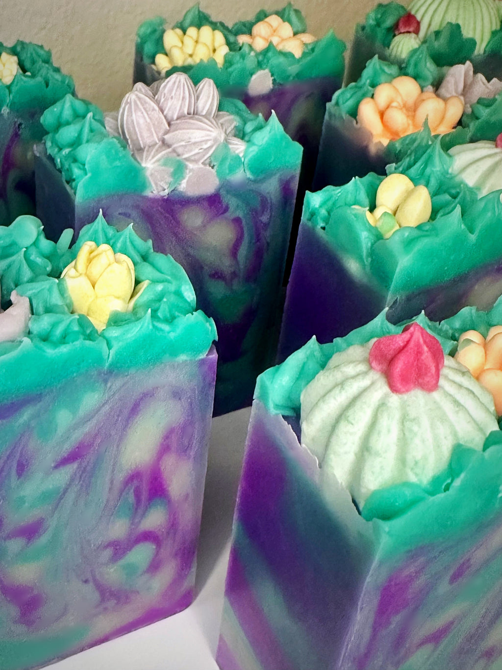 Green Clover & Aloe~Cold Process Handmade Soap
