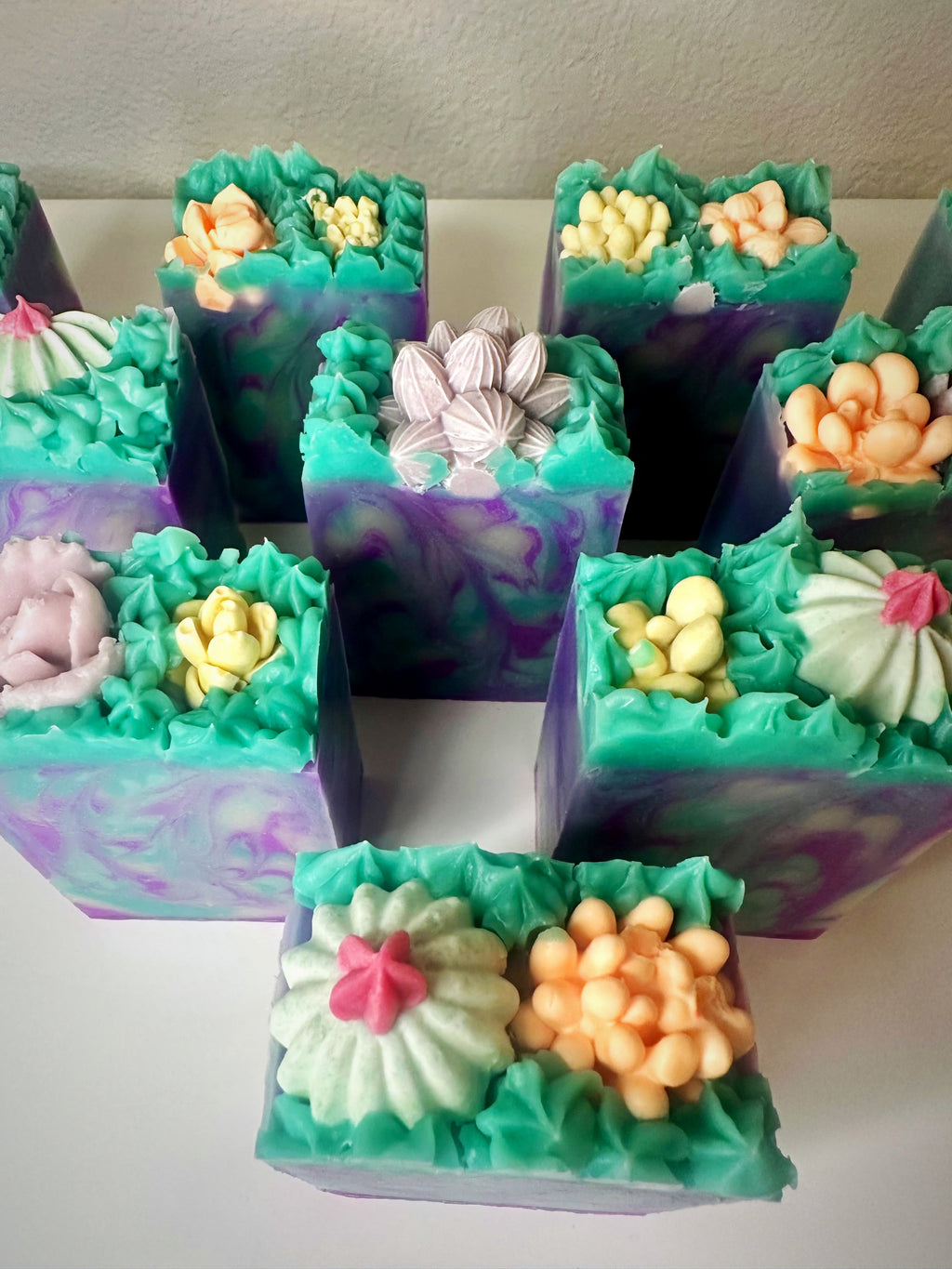 Green Clover & Aloe~Cold Process Handmade Soap